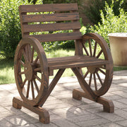 Garden chairs 2 pcs 58x58x78.5 cm solid pine