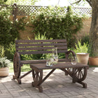 Loungeset 2-delig massief vurenhout