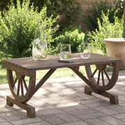 Tuintafel 90x50x40 cm massief vurenhout gebrand
