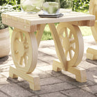 Garden Footrest 40x36.5x38.5 cm Solid Pinewood