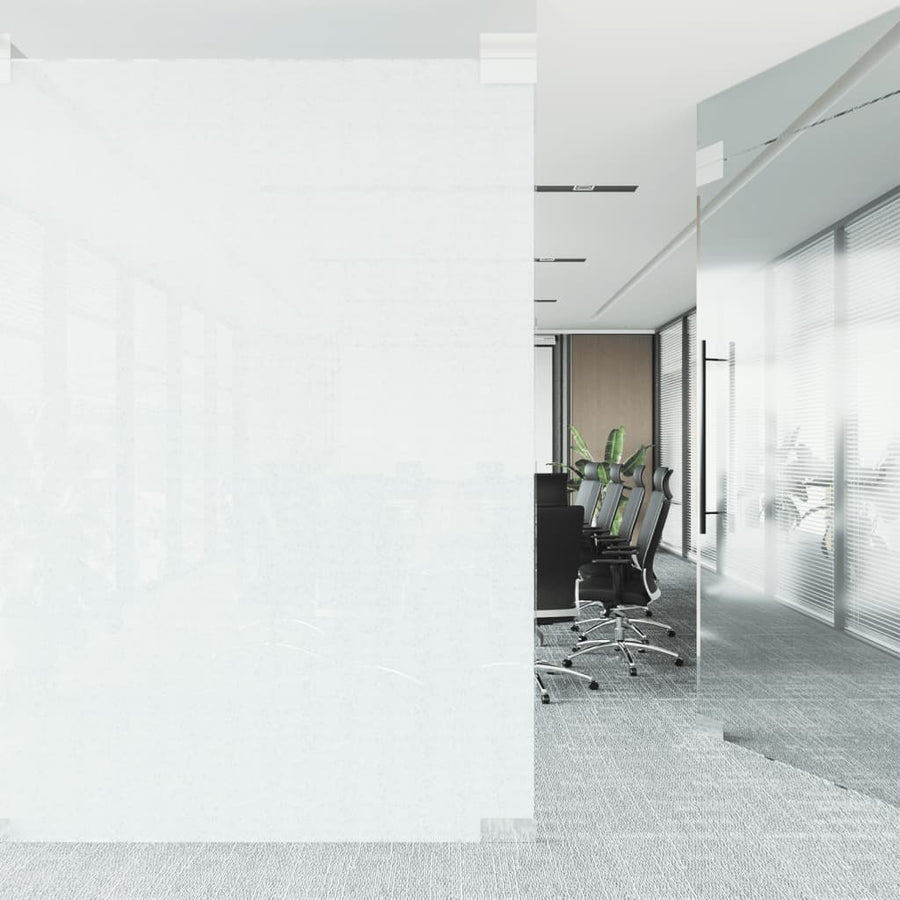 Raamfolie mat 60x500 cm PVC grijs