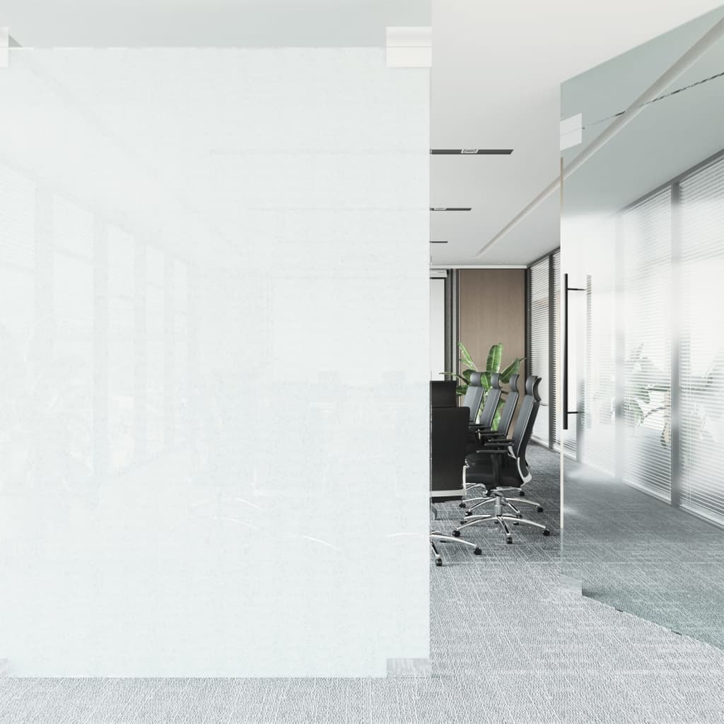 Raamfolie mat 60x1000 cm PVC grijs