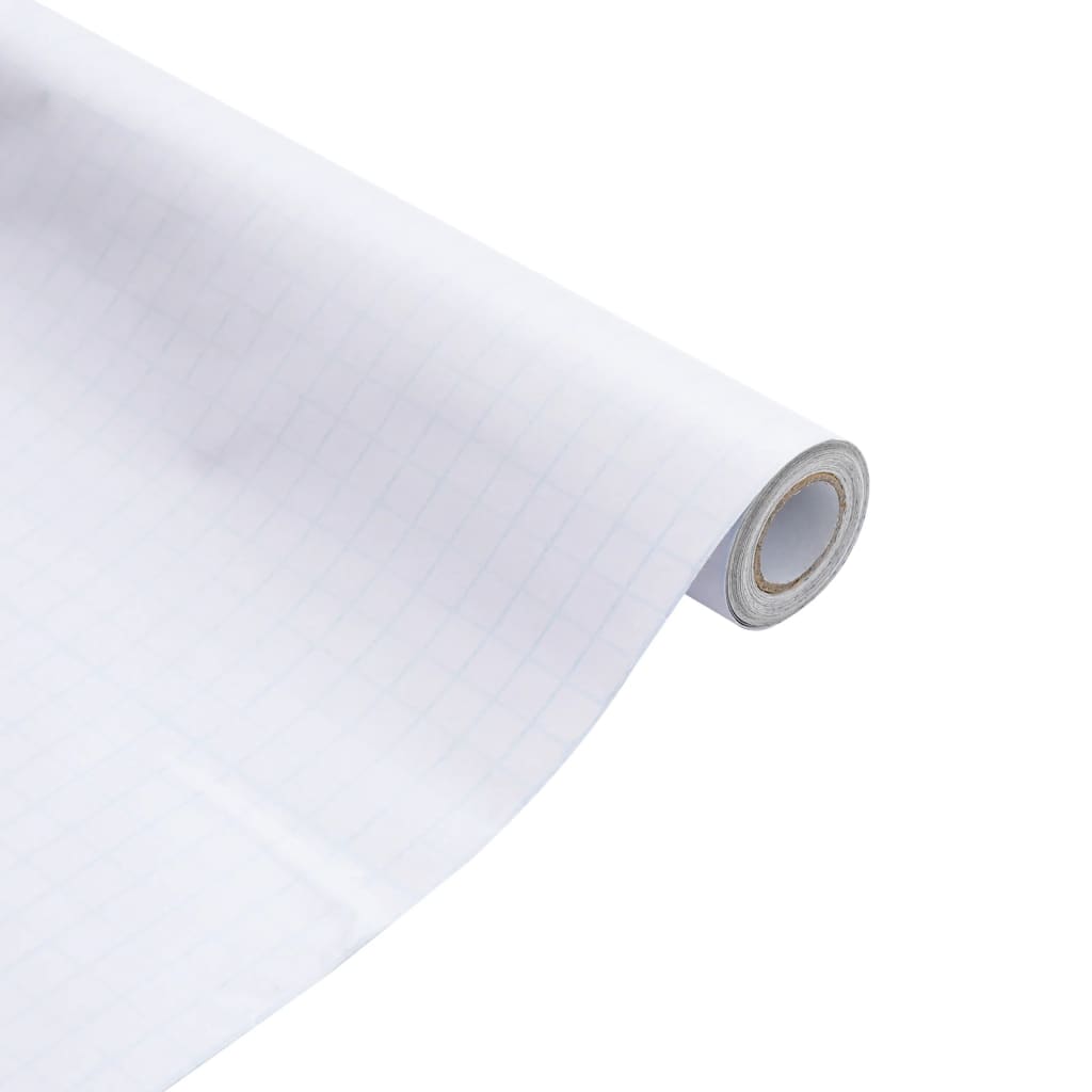 Raamfolie mat 60x1000 cm PVC grijs