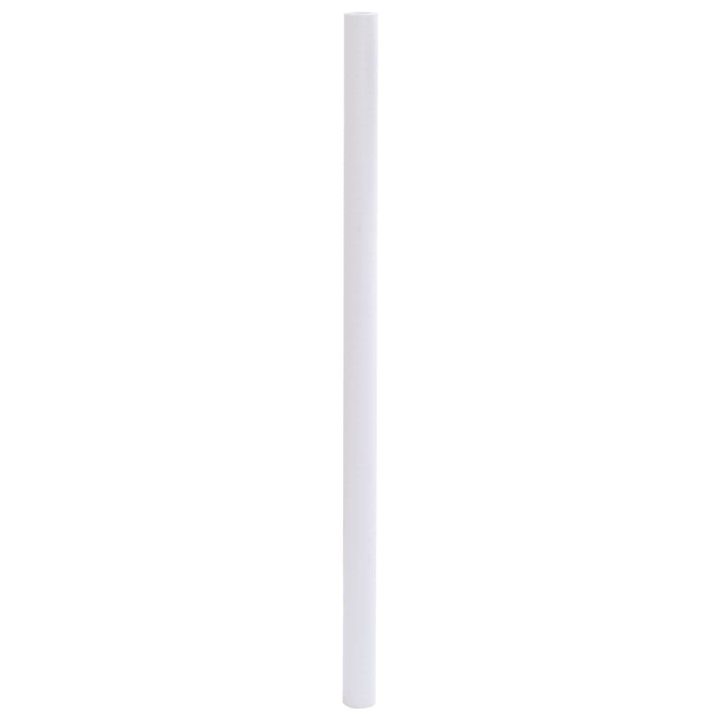 Raamfolie mat 45x1000 cm PVC wit