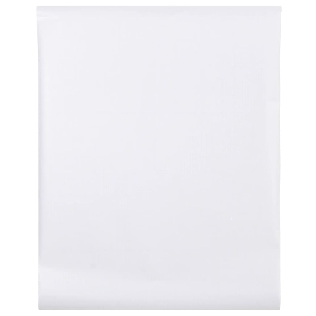 Raamfolie mat 45x2000 cm PVC wit