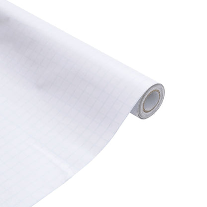 Raamfolie mat 45x2000 cm PVC wit