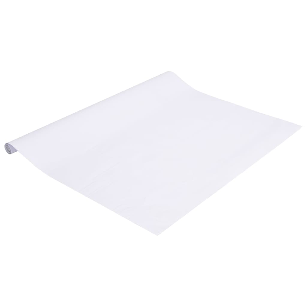 Raamfolie mat 60x1000 cm PVC wit