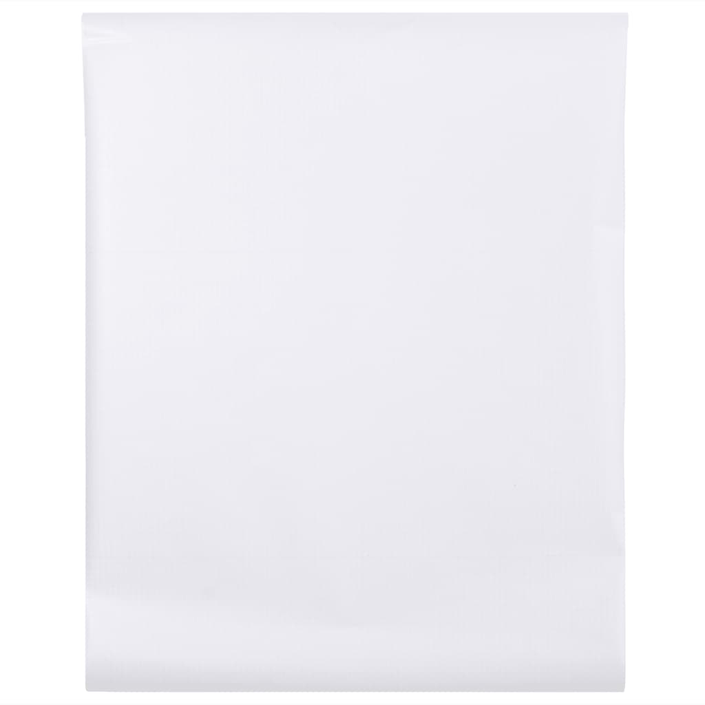Raamfolie mat 90 x 1000 cm PVC wit