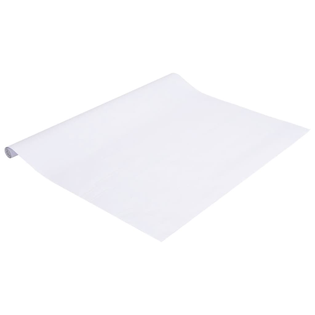 Raamfolie mat 90 x 1000 cm PVC wit