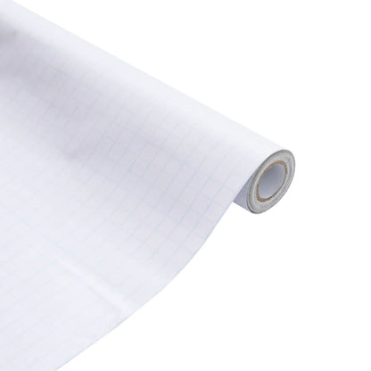 Raamfolie mat 90 x 1000 cm PVC wit