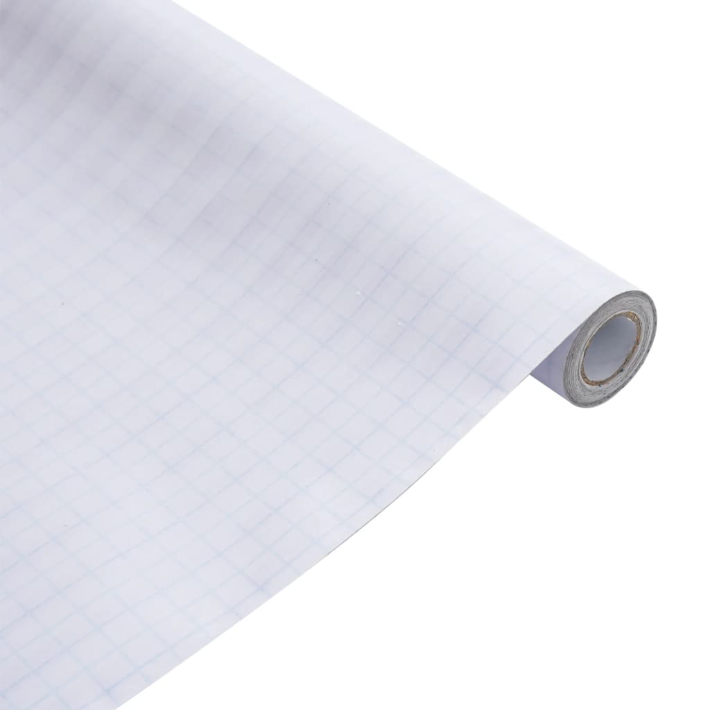 Raamfolie strepenpatroon mat 45x500 cm PVC