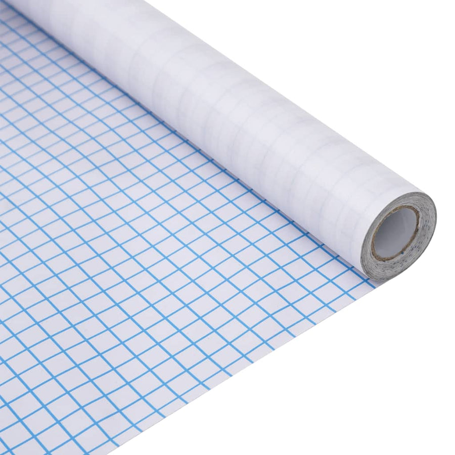 Raamfolie strepenpatroon mat 45x500 cm PVC