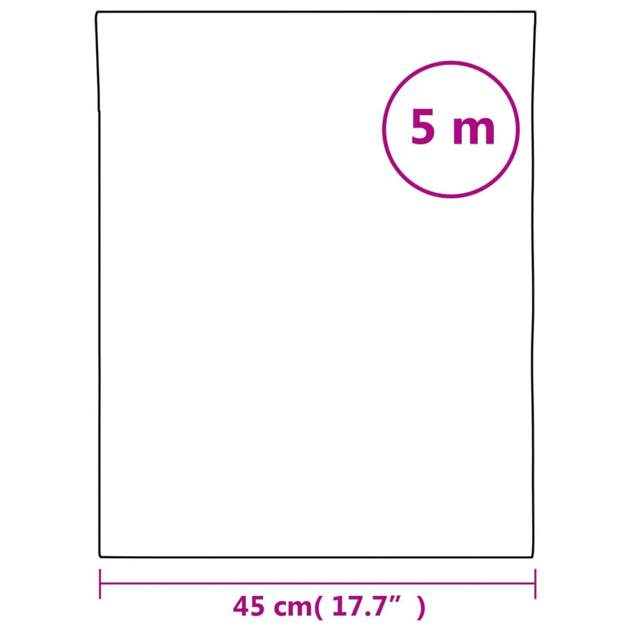 Raamfolie strepenpatroon mat 45x500 cm PVC