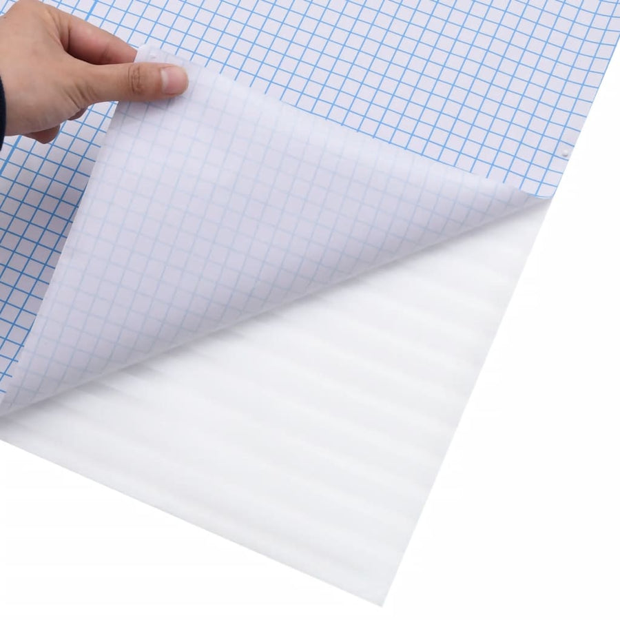 Raamfolie strepenpatroon mat 60x1000 cm PVC