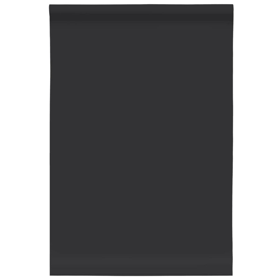 Meubelfolie Zelfklevend 90X500 Cm Pvc Matzwart