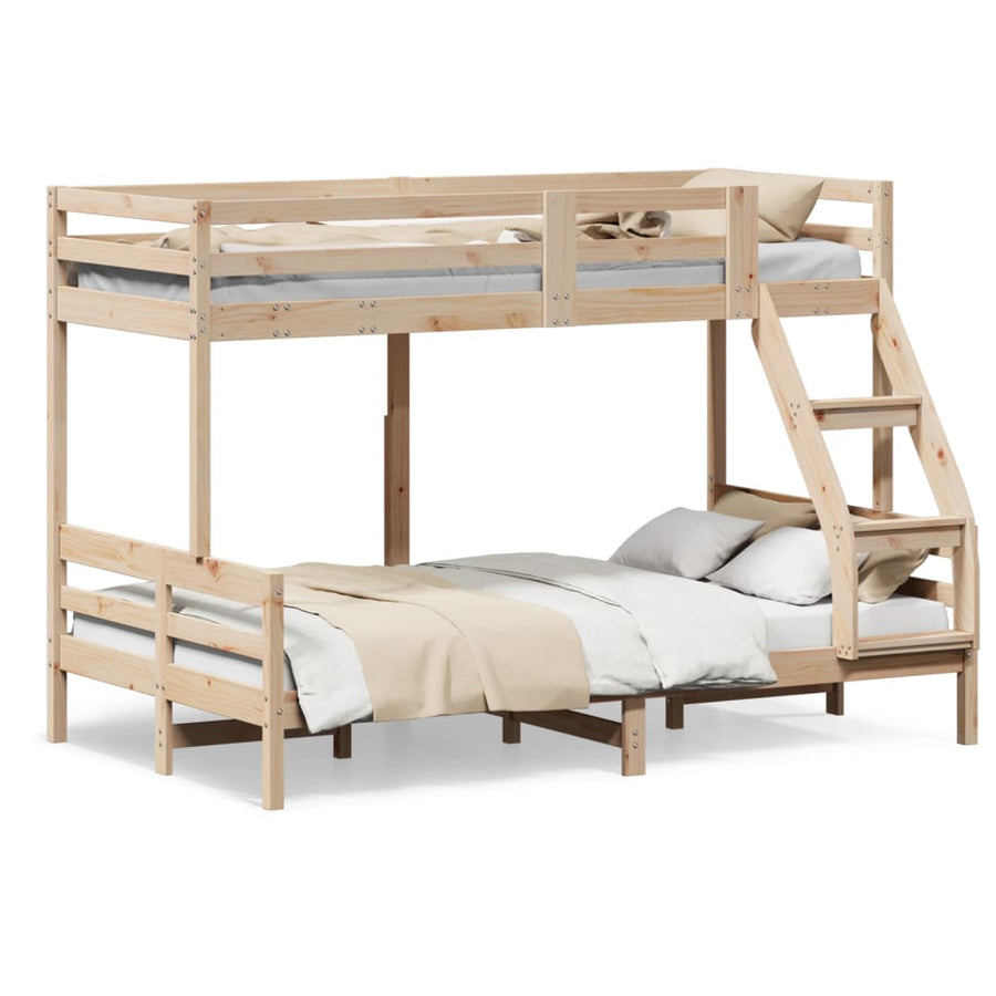 Stapelbed Massief Grenenhout 80X200/120X200 Cm Naturel