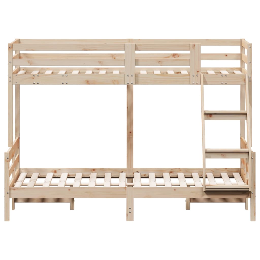 Stapelbed Massief Grenenhout 80X200/120X200 Cm Naturel