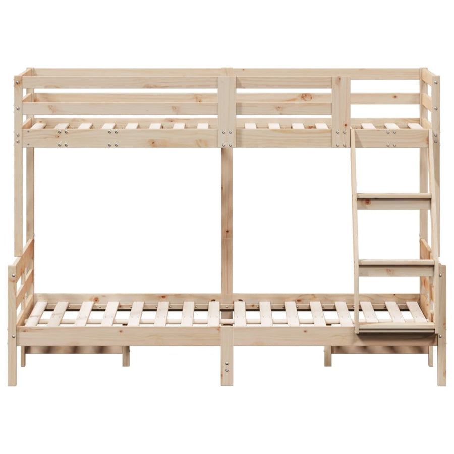 Stapelbed Massief Grenenhout 80X200/120X200 Cm Naturel