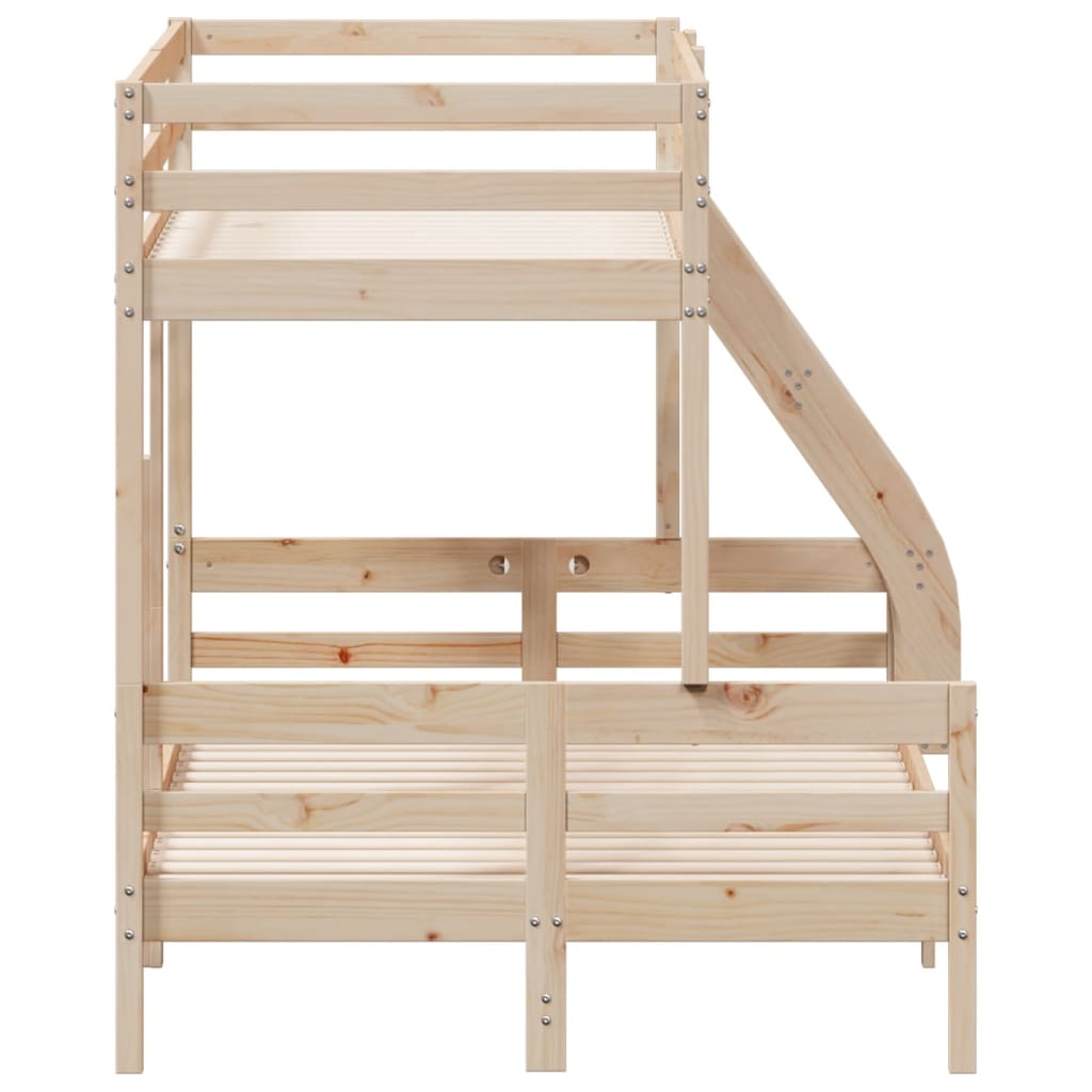 Stapelbed Massief Grenenhout 80X200/120X200 Cm Naturel