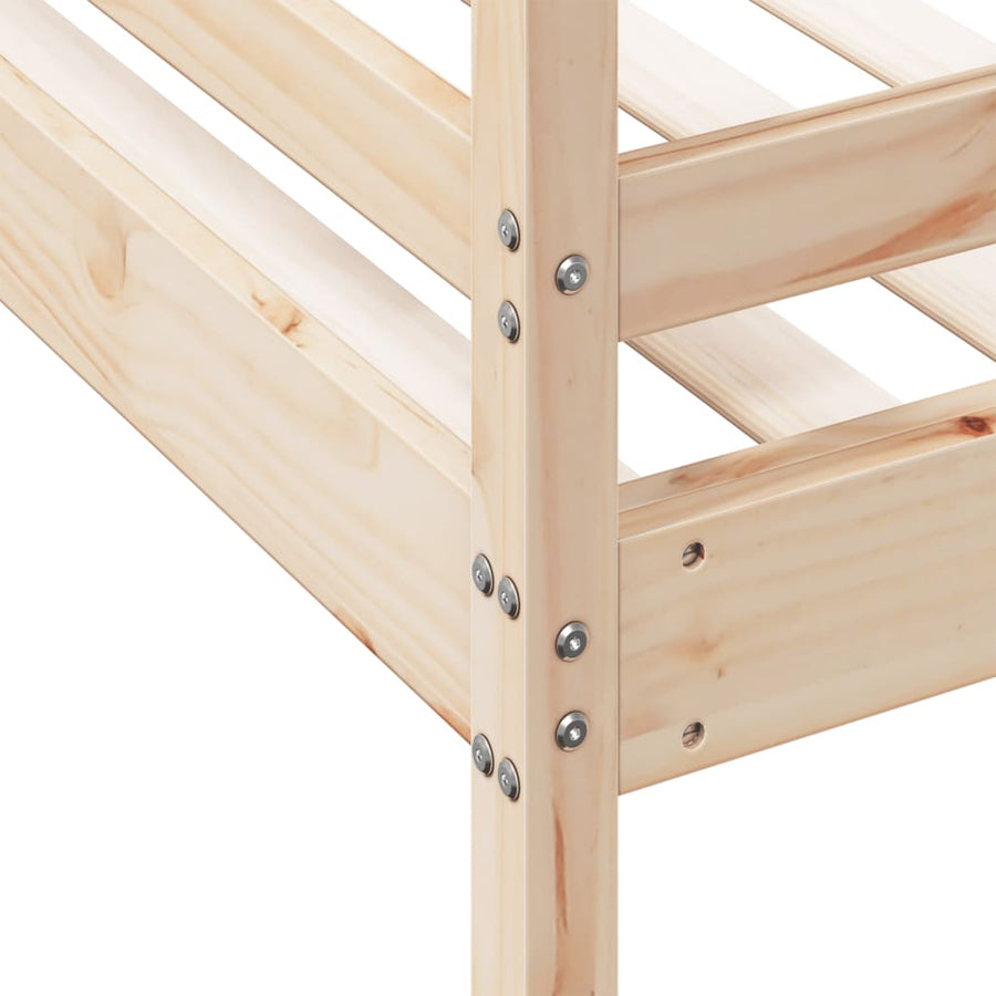 Stapelbed Massief Grenenhout 80X200/120X200 Cm Naturel