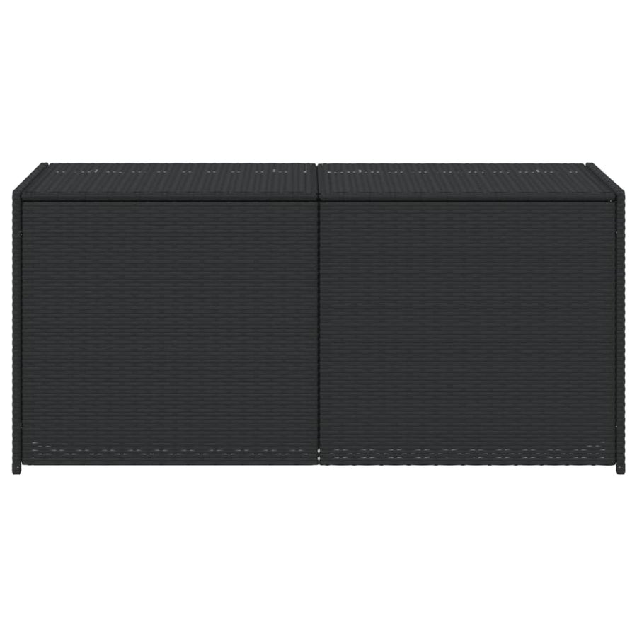 Tuinbox 283 L Poly Rattan Zwart