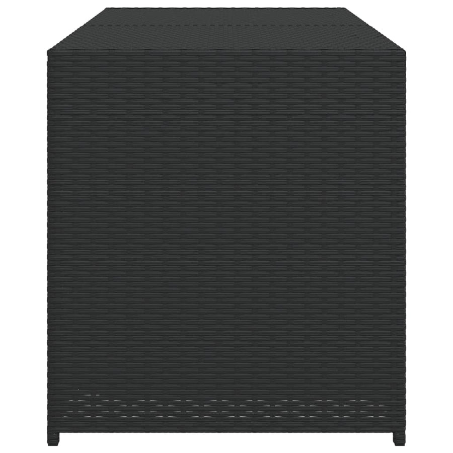 Tuinbox 283 L Poly Rattan Zwart