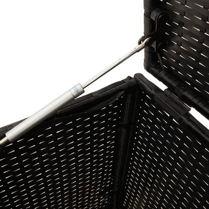 Tuinbox 283 L Poly Rattan Zwart