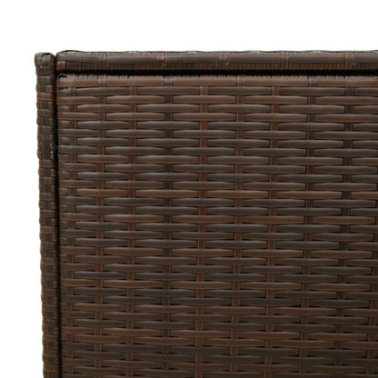 Tuinbox 283 L Poly Rattan Bruin