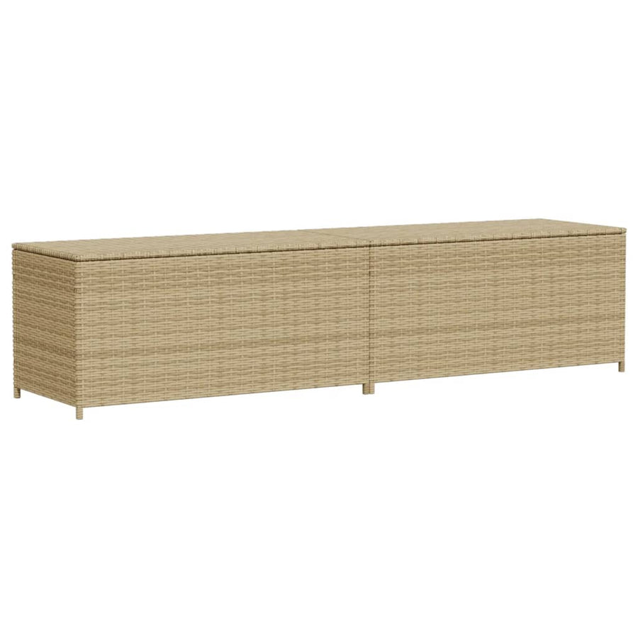 Tuinbox Met Wielen 469 L Poly Rattan 200 x 50 x 58 cm