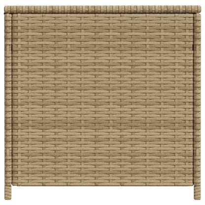 Tuinbox Met Wielen 469 L Poly Rattan 200 x 50 x 58 cm