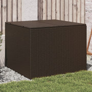 Tuinbox 80x75x59 cm poly rattan bruin
