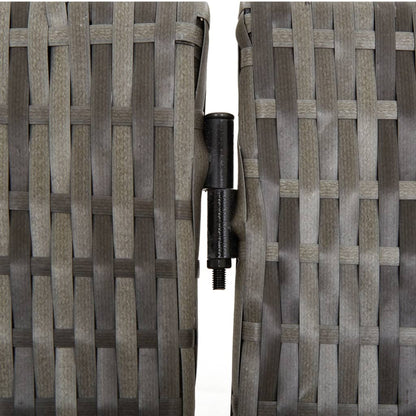 Kamerscherm 3 Panelen Poly Rattan Grijs 1