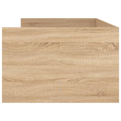 Bedframe met lades sonoma eikenkleurig 90x200 cm 90 x 200 cm Sonoma eiken