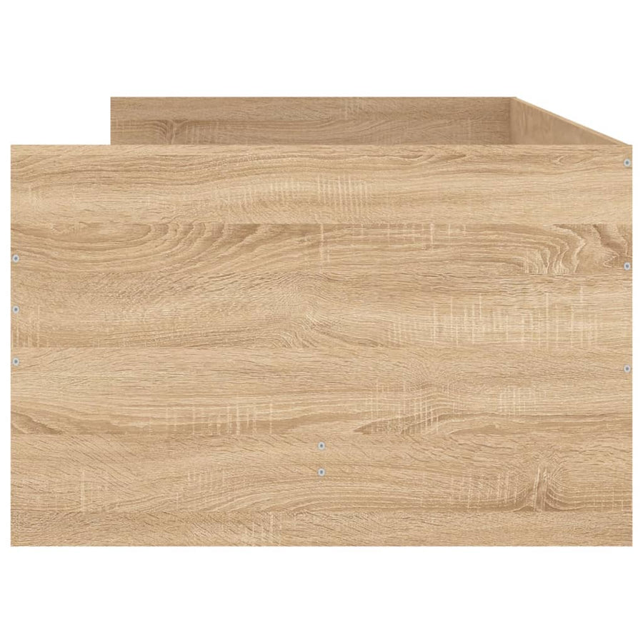 Bedframe met lades sonoma eikenkleurig 90x200 cm 90 x 200 cm Sonoma eiken