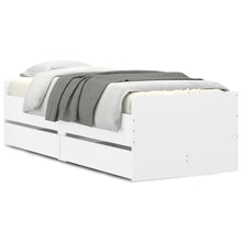 Bedframe Met Lades Wit 90 x 190 cm