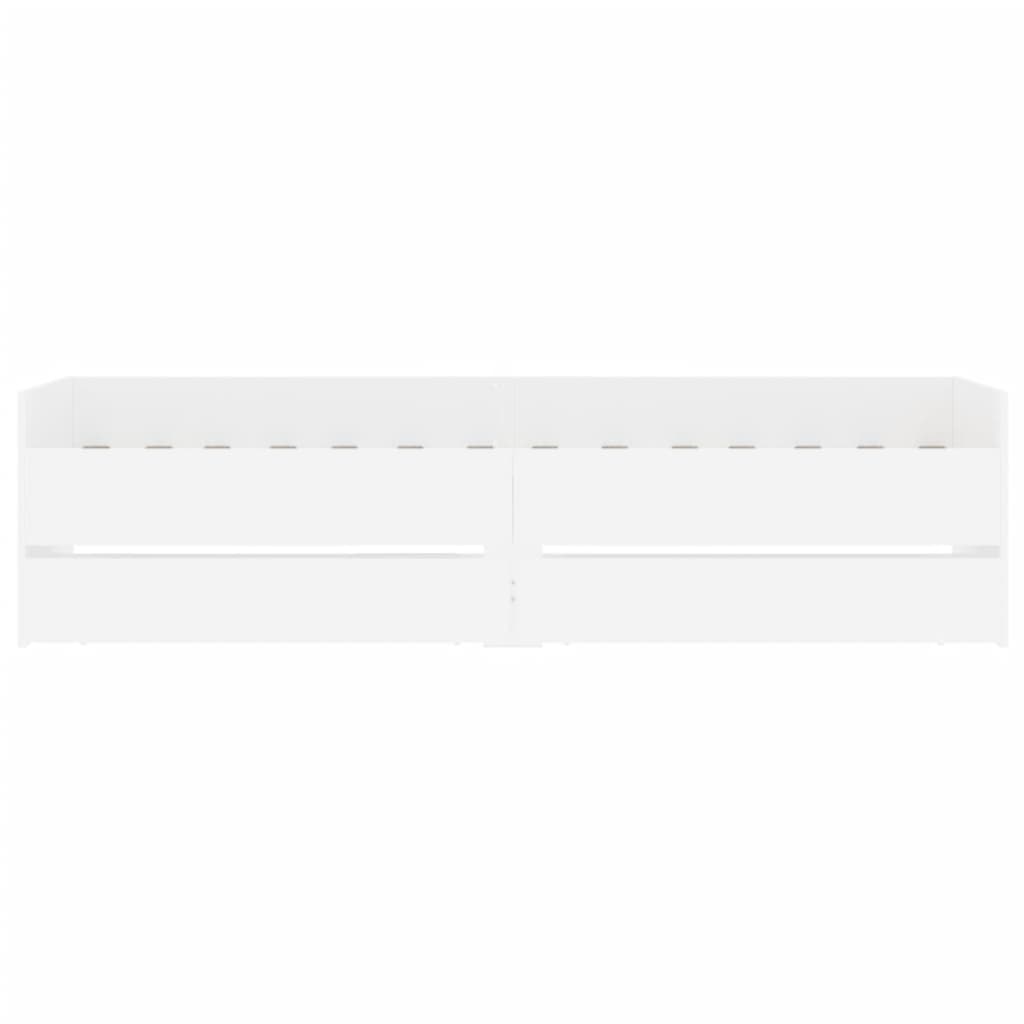 Bedframe Met Lades Wit 90 x 190 cm