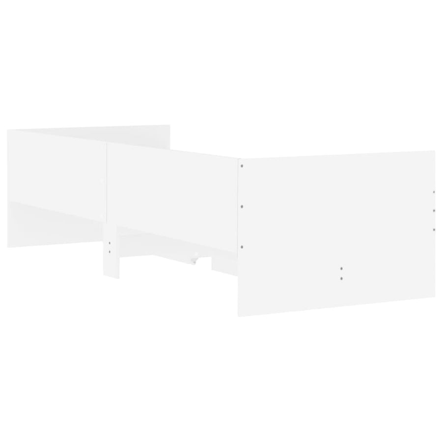 Bedframe Met Lades Wit 90 x 190 cm