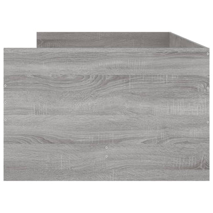 Bedframe Met Lades Eikenkleurig Grijs sonoma 90 x 190 cm