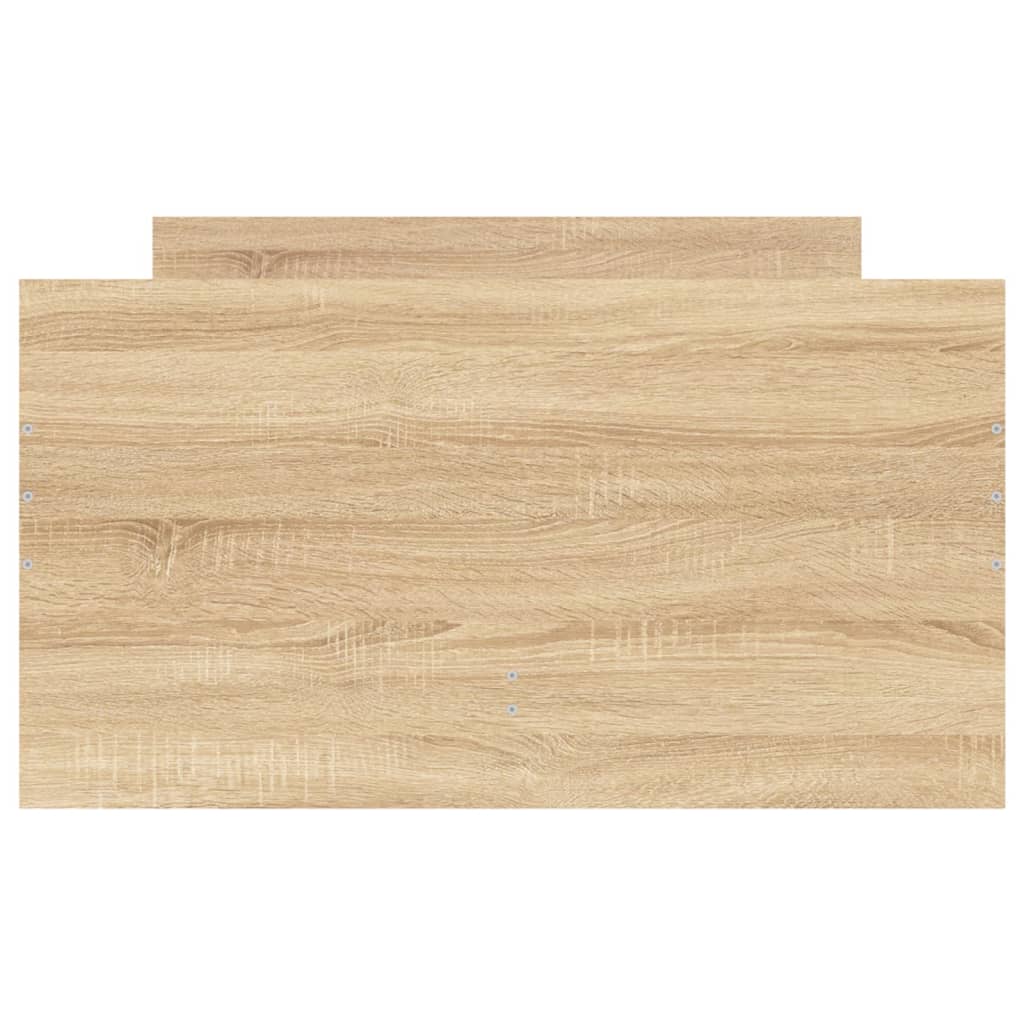 Bedframe met lades sonoma eikenkleurig 90x200 cm 90 x 200 cm Sonoma eiken