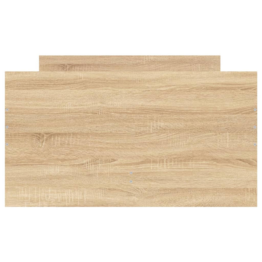 Bedframe met lades sonoma eikenkleurig 90x200 cm 90 x 200 cm Sonoma eiken