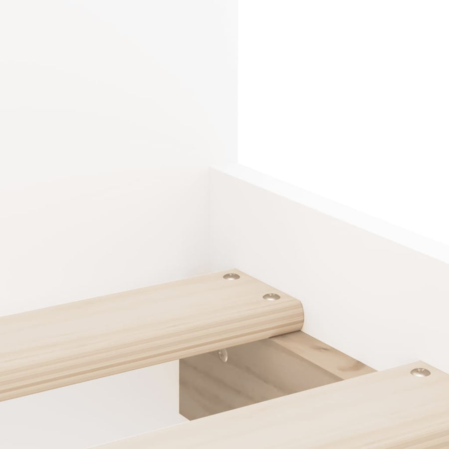 Bedframe met lades wit 90x190 cm 90 x 190 cm Wit