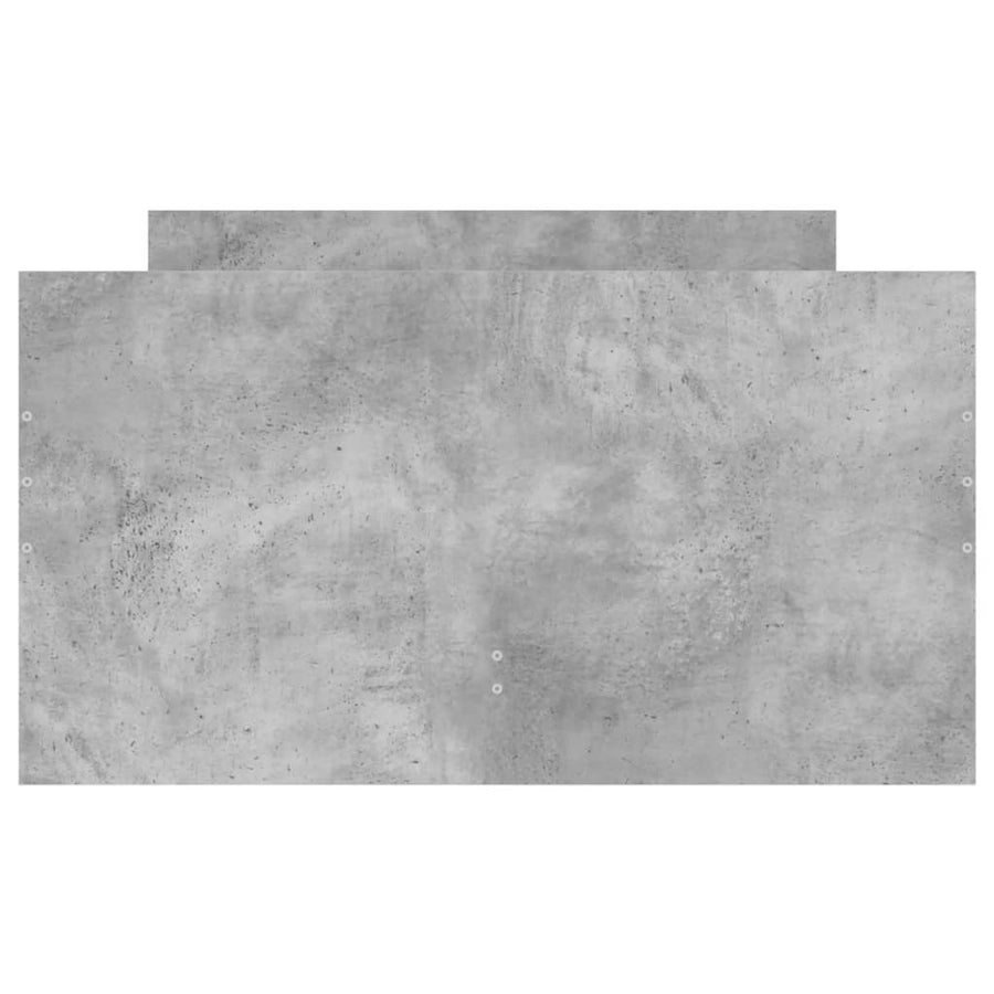 Bedframe met lades betongrijs 90x190 cm 90 x 190 cm Betongrijs