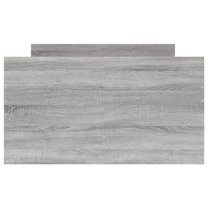 Bedframe met lades grijs sonoma eikenkleurig 90x190 cm 90 x 190 cm Grijs sonoma