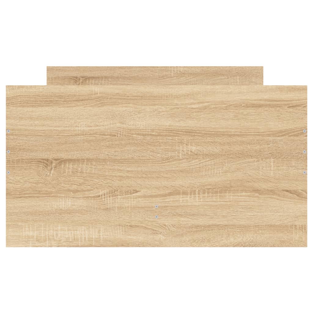 Bedframe Kleurig Small Single Sonoma eiken 75 x 190 cm