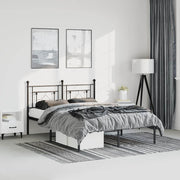Bedframe metaal 150x200 cm zwart