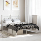 Bedframe metaal wit 120x190 cm