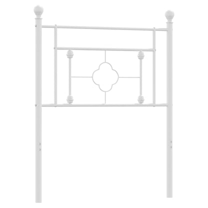 Hoofdbord Metaal 75 cm Wit