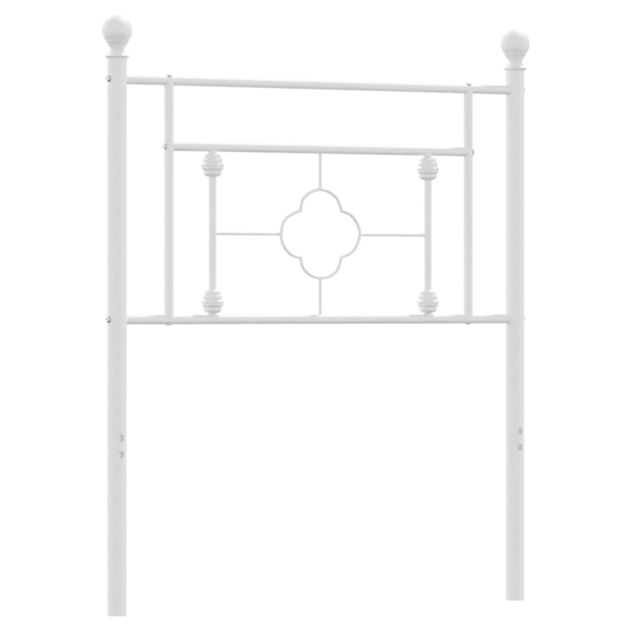 Hoofdbord Metaal 75 cm Wit