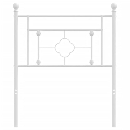 Hoofdbord Metaal 75 cm Wit