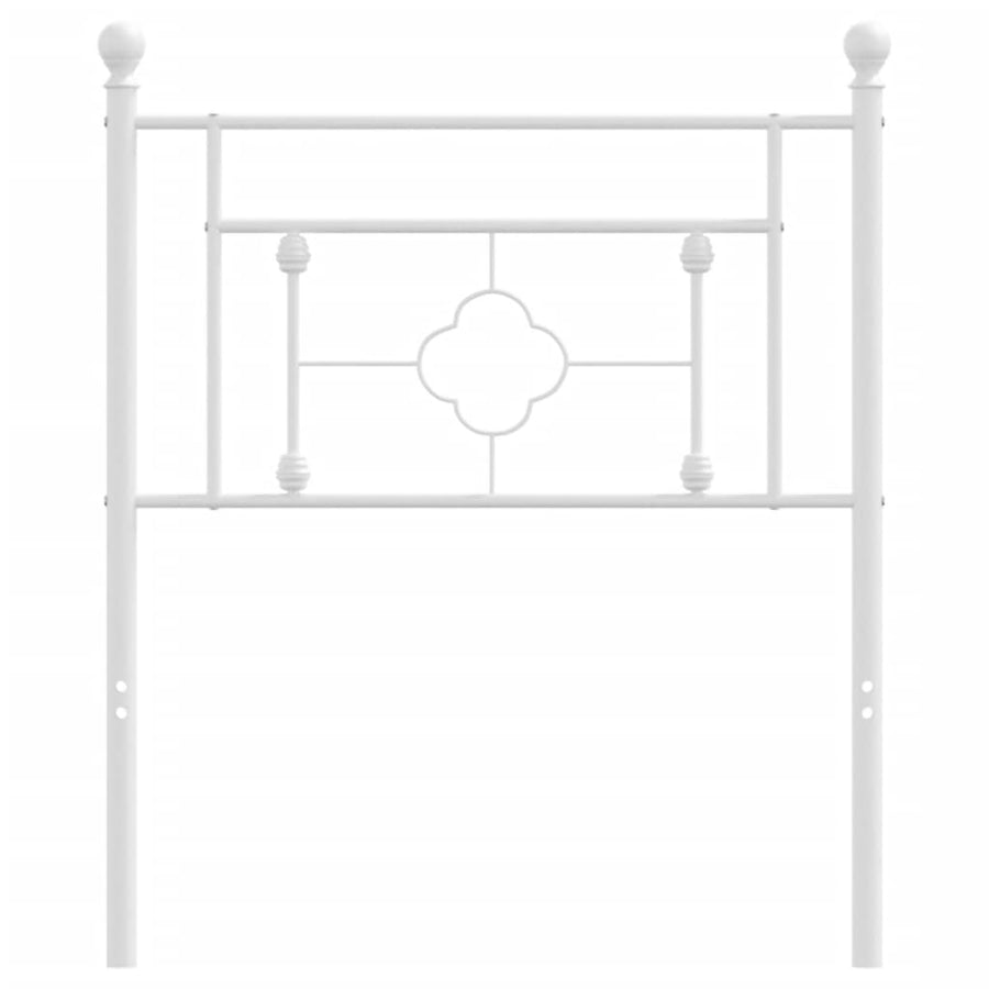 Hoofdbord Metaal 75 cm Wit